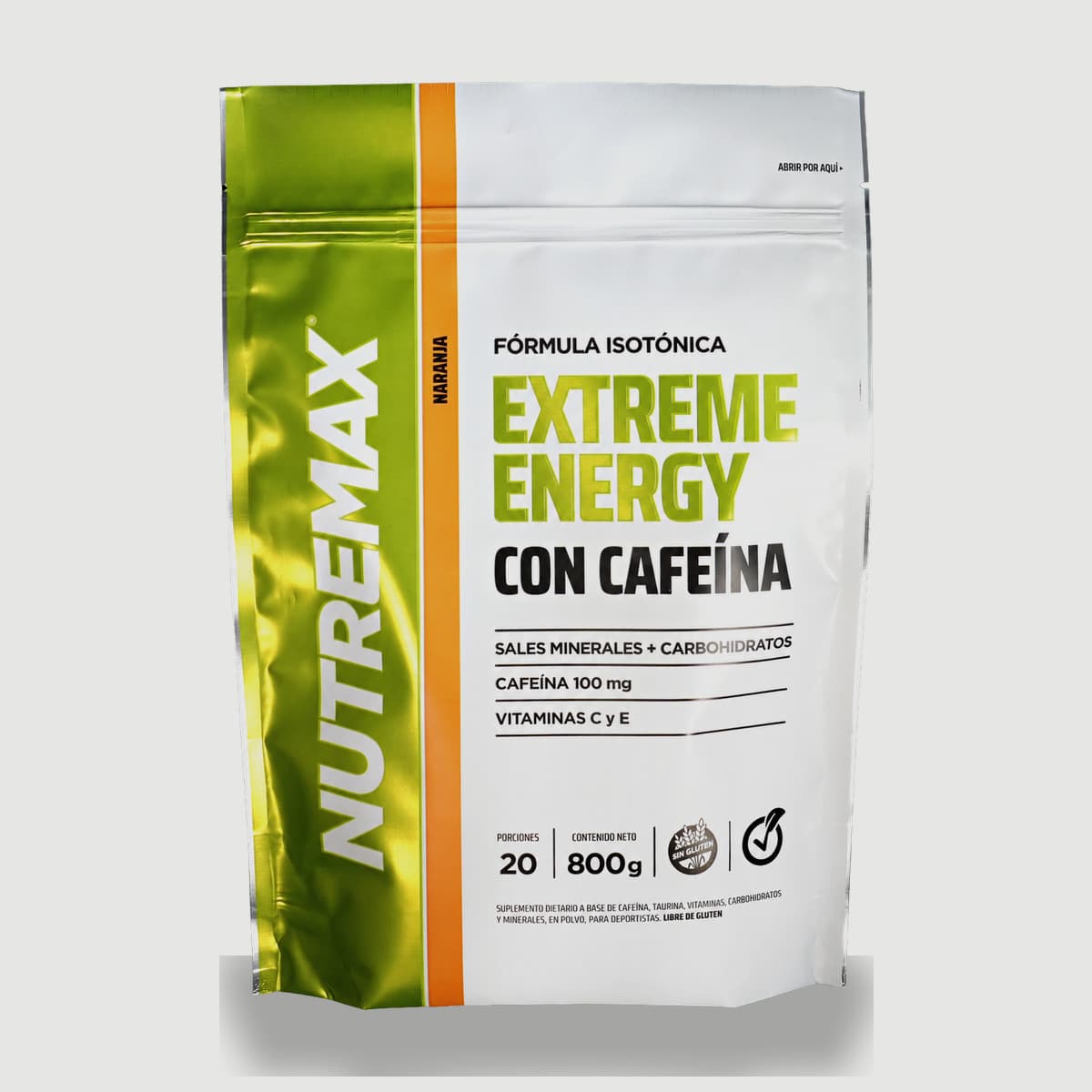Extreme Energy · con cafeína
